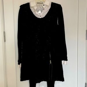 MaxMara size 10 casual outfit (leggings, white collared shirt and vest)